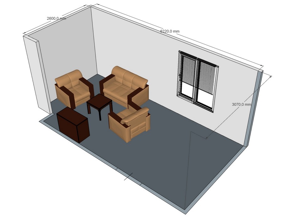 Диван в кабинет Боссо - вид 22