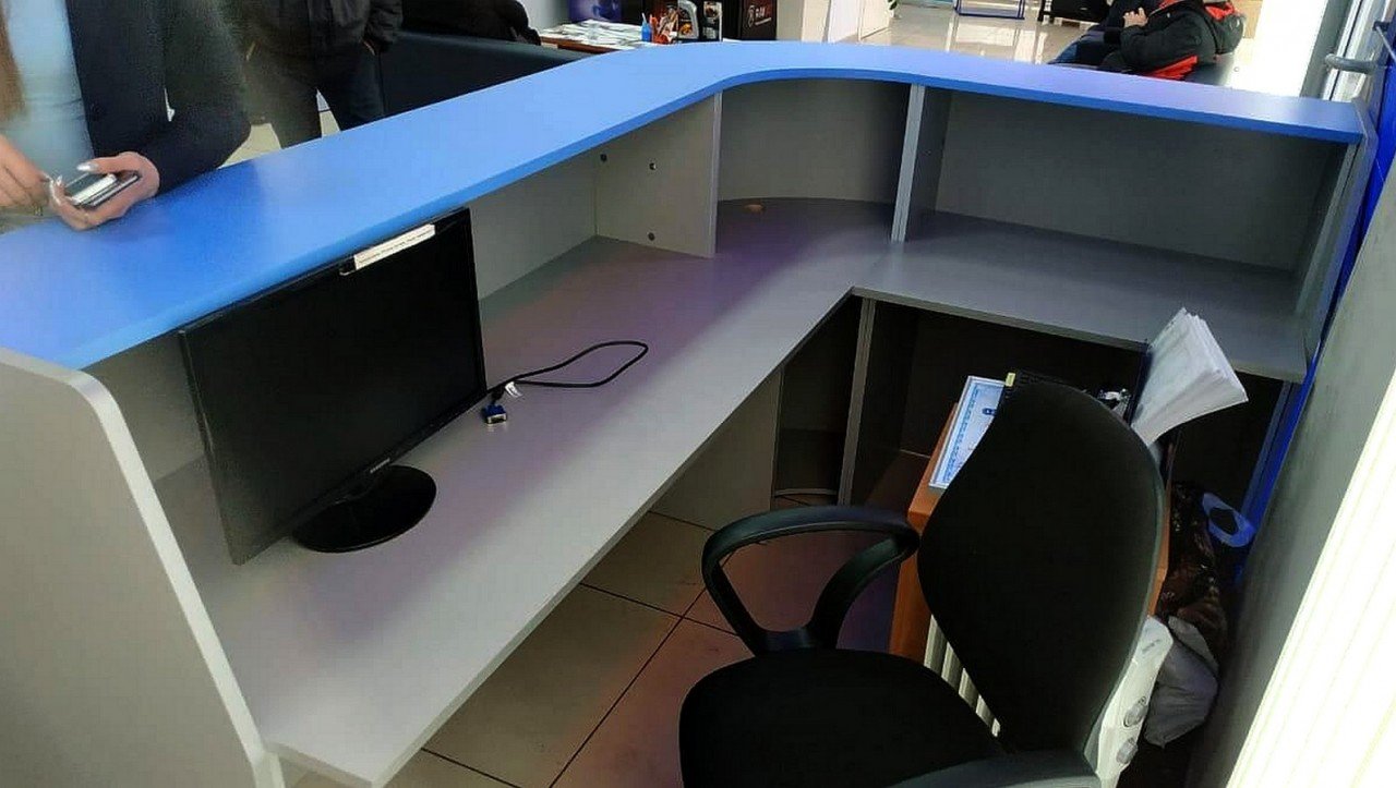 Угловая стойка-ресепшн ЭДЕМ-2 - вид 7